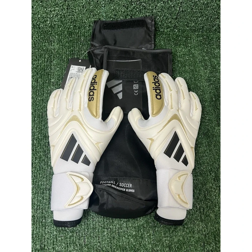 Adidas Football/Soccer Copa Goalkeeper Gloves  PRO PC Men's Size 8 White JZ5795